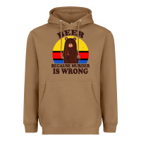 Toasted Coconut funny beer because murder is wrong for drinking men lover Heavyweight Hoodie - artisFamous