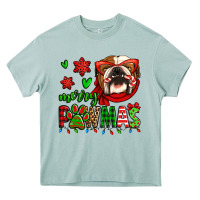 Arona merry pawmas christmas bulldog Heavy Core Tee - Jasminsmagicworld