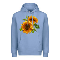 Soraya Sunflower Premium Hoodie | Teevron