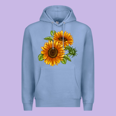 Soraya Sunflower Premium Hoodie Designed By Lillyallendesigns