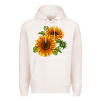 Pale Pink Soraya Sunflower Premium Hoodie - LillyAllenDesigns