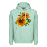 Seafoam Soraya Sunflower Premium Hoodie - LillyAllenDesigns