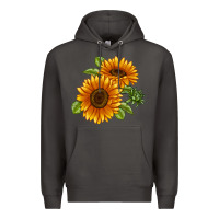 Smoke Soraya Sunflower Premium Hoodie - LillyAllenDesigns