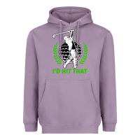 Lavender id hit that funny golfing golf Heavyweight Hoodie - artisFamous