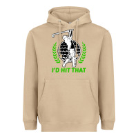 Mushroom id hit that funny golfing golf Heavyweight Hoodie - artisFamous