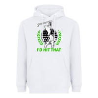White id hit that funny golfing golf Heavyweight Hoodie - artisFamous