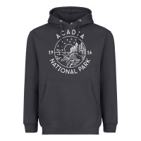 Smoke a.ca.di.a national park 1916 mai.ne bar harbor t sh Heavyweight Hoodie - artisFamous
