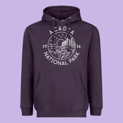 A.ca.di.a National Park 1916 Mai.ne Bar Harbor T Sh Heavyweight Hoodie Designed By Artisfamous
