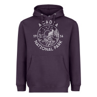 Plum a.ca.di.a national park 1916 mai.ne bar harbor t sh Heavyweight Hoodie - artisFamous