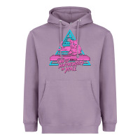 Lavender Cats on Synthesizers in Space Heavyweight Hoodie - artisFamous