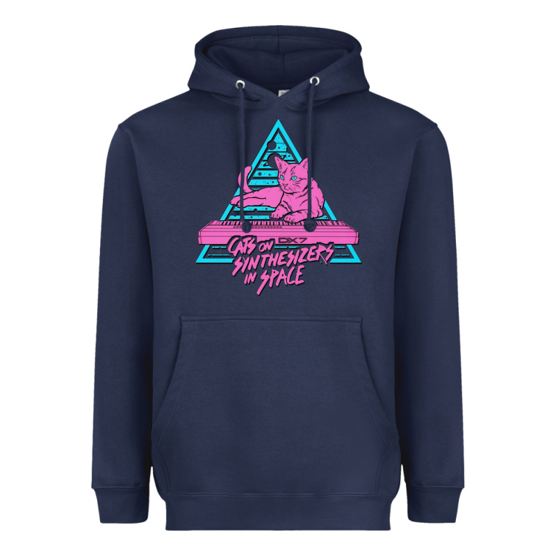 Cats On Synthesizers In Space Heavyweight Hoodie by artisFamous | Teevron