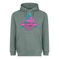 Sage Cats on Synthesizers in Space Heavyweight Hoodie - artisFamous