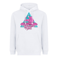 White Cats on Synthesizers in Space Heavyweight Hoodie - artisFamous