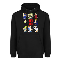 Black jojo adventure Heavyweight Hoodie - artisFamous
