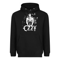 Black crazy train vintage rock Heavyweight Hoodie - artisFamous