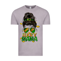 Vintage Zinc lucky mama St. Patricks Day Vintage Tee - FaDigitalArtStudio