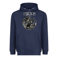 Navy mastodon Heavyweight Hoodie - artisFamous