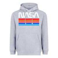 Heather Grey vintage retro nasa Heavyweight Hoodie - artisFamous