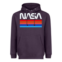 Vintage Retro Nasa Heavyweight Hoodie | Teevron