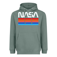 Sage vintage retro nasa Heavyweight Hoodie - artisFamous