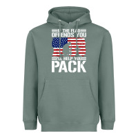 Sage if the flag offends you Heavyweight Hoodie - artisFamous