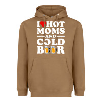 Toasted Coconut i love heart hot moms cold beer funny adult drinking joke Heavyweight Hoodie - artisFamous