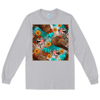 Moon Dust western cowboy hat seamless pattern Long Sleeve Tee - BundleAndBundleShop