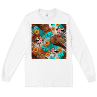 White western cowboy hat seamless pattern Long Sleeve Tee - BundleAndBundleShop