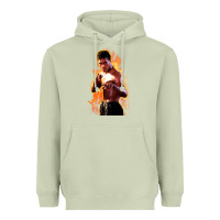 Matcha bruce leroy Heavyweight Hoodie - artisFamous