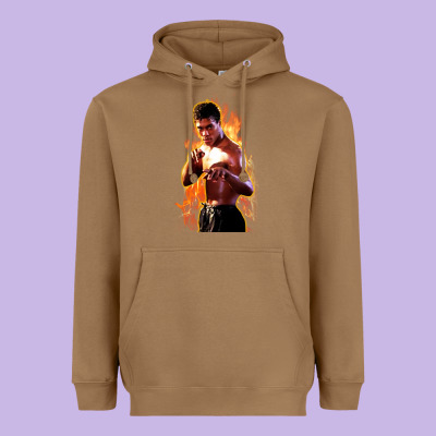 Bruce Leroy Heavyweight Hoodie Designed By Artisfamous