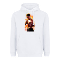 White bruce leroy Heavyweight Hoodie - artisFamous