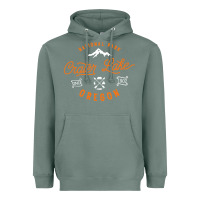 Sage crater lake oregon national park vintage retro Heavyweight Hoodie - artisFamous