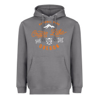 Storm crater lake oregon national park vintage retro Heavyweight Hoodie - artisFamous
