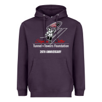 Plum tunnel to towers foundation Heavyweight Hoodie - artisFamous