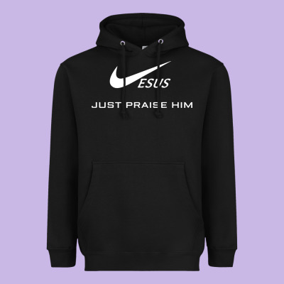Jesus Just Praise Him Jesus Surfed Christian Heavyweight Hoodie Designed By Artisfamous
