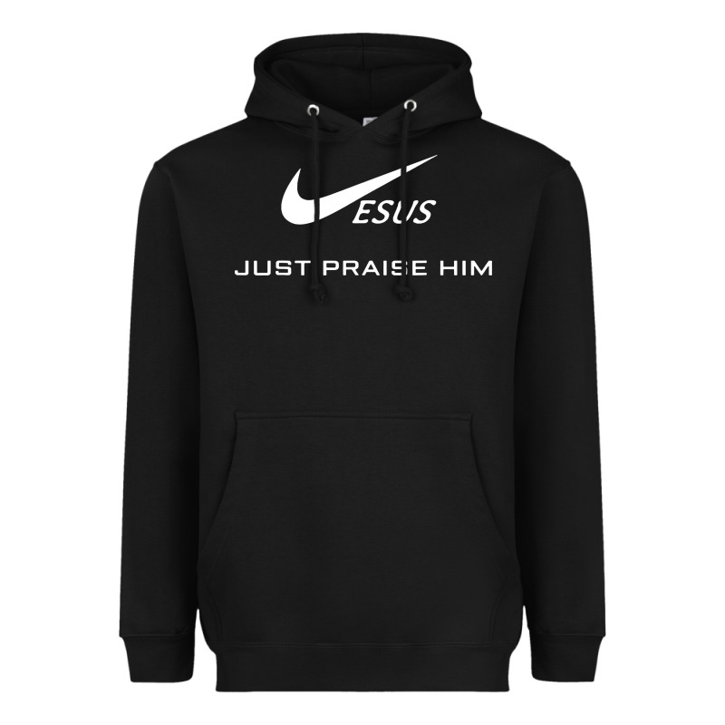 Jesus Just Praise Him Jesus Surfed Christian Heavyweight Hoodie by artisFamous | Teevron