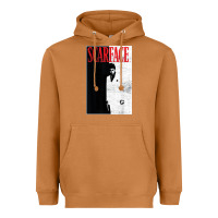Meerkat scarface distressed movie photo Heavyweight Hoodie - artisFamous