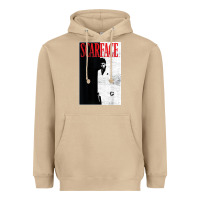 Mushroom scarface distressed movie photo Heavyweight Hoodie - artisFamous