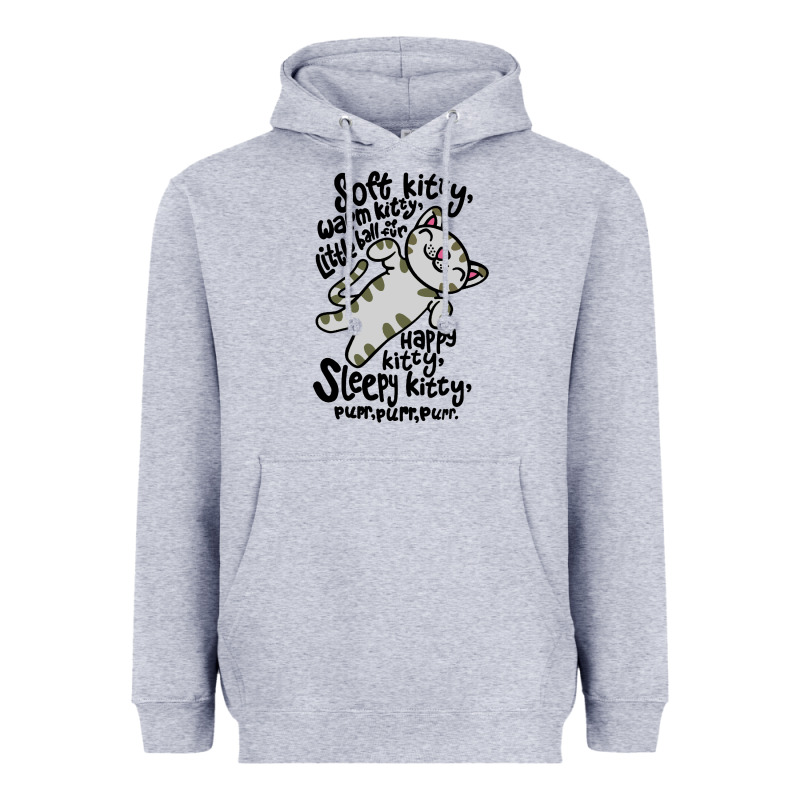 Soft Kitty Warm Kitty Heavyweight Hoodie by artisFamous | Teevron