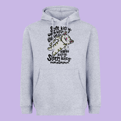 Soft Kitty Warm Kitty Heavyweight Hoodie Designed By Artisfamous