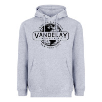 Heather Grey vandelay nyc Heavyweight Hoodie - artisFamous