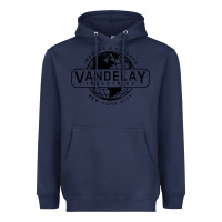 Navy vandelay nyc Heavyweight Hoodie - artisFamous