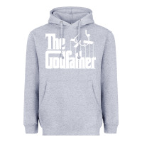 Heather Grey the godfather original white title Heavyweight Hoodie - artisFamous