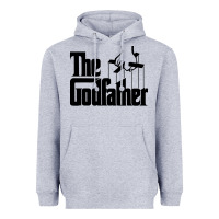 Heather Grey the godfather original white title Heavyweight Hoodie - artisFamous