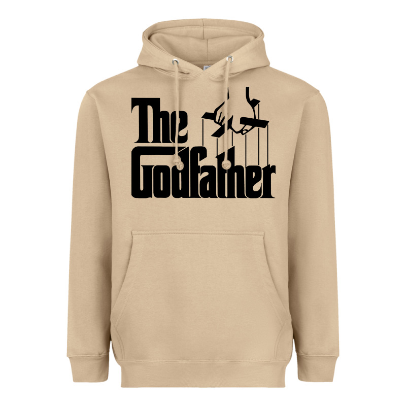 The Godfather Original White Title Heavyweight Hoodie by artisFamous | Teevron