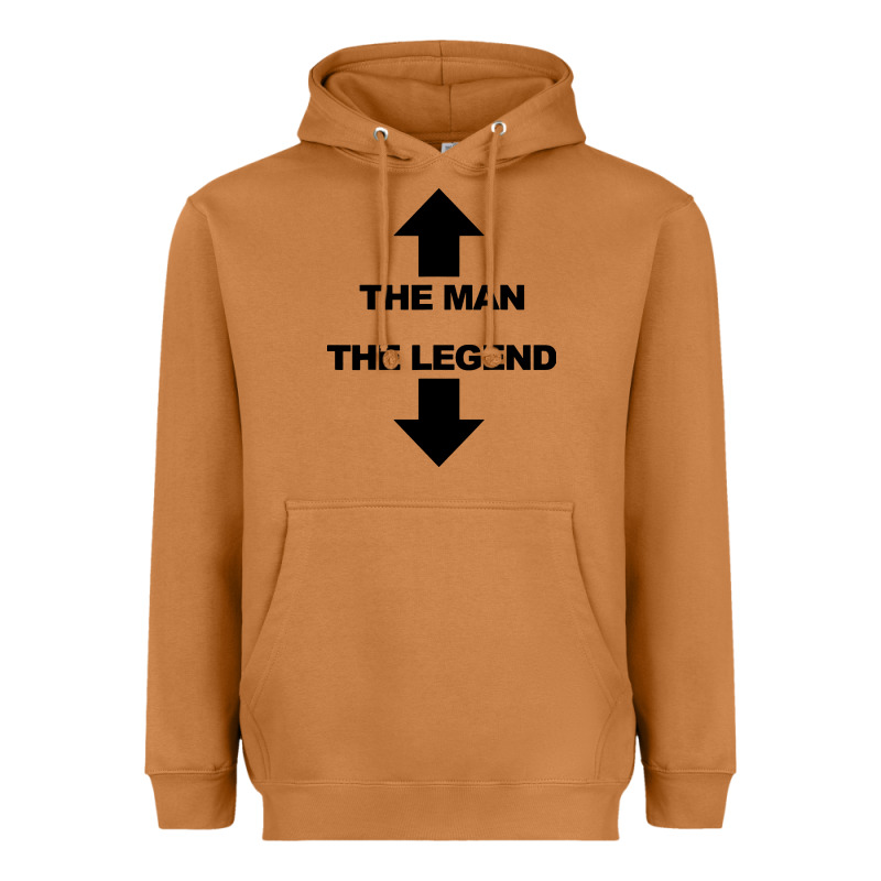 The Man The Legend Funny Adult Humor Heavyweight Hoodie by artisFamous | Teevron