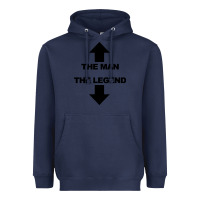Navy the man the legend funny adult humor Heavyweight Hoodie - artisFamous