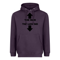 Plum the man the legend funny adult humor Heavyweight Hoodie - artisFamous