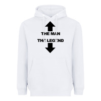 White the man the legend funny adult humor Heavyweight Hoodie - artisFamous
