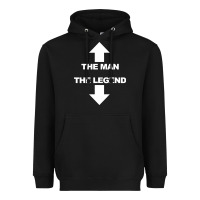 Black the man the legend funny adult humor Heavyweight Hoodie - artisFamous